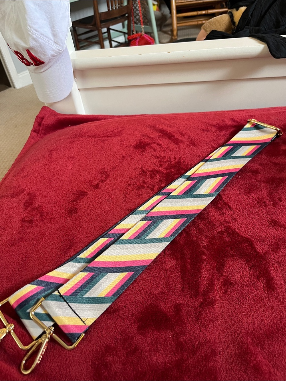 Adjustable strap for crossbody purses